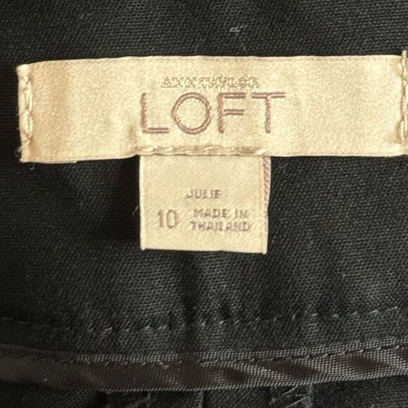 LOFT Black Julie Fit Dress Pants size 10 - Picture 3 of 5